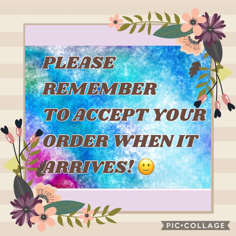 Please inspect your items as soon as possible!